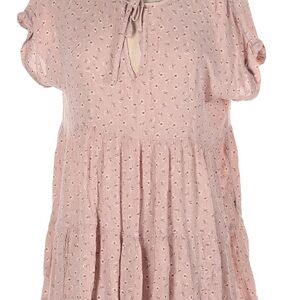 American Eagle Outfitters Womens Blouse Floral Print Pink XL DustyRose Pink